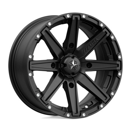 Cerchi in lega MSA MSA Offroad Wheels M33 CLUTCH cerchio 15x7 4x137 112.1 ET10, Satin Nero | race-shop.it