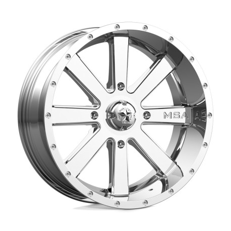 Cerchi in lega MSA MSA Offroad Wheels M34 FLASH cerchio 20x7 4x137 112.1 ET0, Chrome | race-shop.it