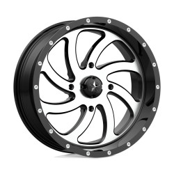 MSA Offroad Wheels M36 SWITCH cerchio 20x7 4x156 132 ET0, Nero lucido