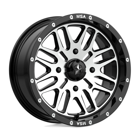 Cerchi in lega MSA MSA Offroad Wheels M38 BRUTE cerchio 15x7 4x156 132 ET10, Nero lucido | race-shop.it