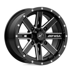 MSA Offroad Wheels M41 BOXER cerchio 14x7 4x156 132 ET10, Nero lucido