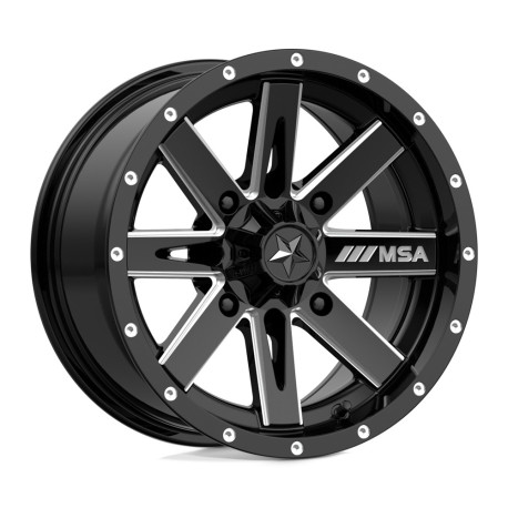 Cerchi in lega MSA MSA Offroad Wheels M41 BOXER cerchio 14x7 4x156 132 ET10, Nero lucido | race-shop.it