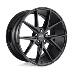 Niche M119 MISANO cerchio 22x9 5x114.3 72.56 ET42, Nero lucido