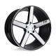 Cerchi in lega Niche Niche M124 MILAN cerchio 19x8.5 5x112 66.56 ET42, Nero lucido | race-shop.it