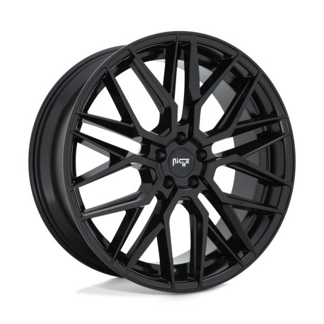 Cerchi in lega Niche Niche M224 GAMMA cerchio 24x10 5x112 66.56 ET35, Nero lucido | race-shop.it