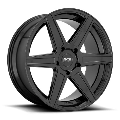Cerchi in lega Niche Niche M237 CARINA cerchio 24x10 6x139.7 106.1 ET30, Nero lucido | race-shop.it