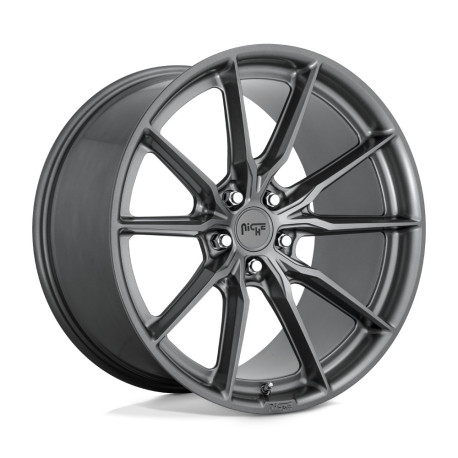 Cerchi in lega Niche Niche M239 RAINIER cerchio 18x8 5x112 66.56 ET27, Matte anthracite | race-shop.it