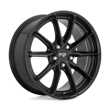 Cerchi in lega Niche Niche M240 RAINIER cerchio 18x8 5x112 66.56 ET42, Nero lucido | race-shop.it
