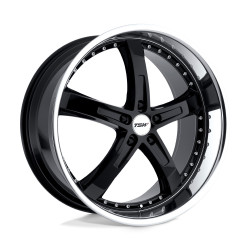 TSW JARAMA cerchio 18x9.5 5x114.3 76.1 ET40, Nero lucido