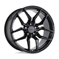 TSW SILVANO cerchio 18x9.5 5x120 76.1 ET40, Nero lucido