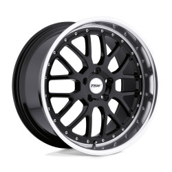 TSW VALENCIA cerchio 19x8 5x100 72.1 ET32, Nero lucido