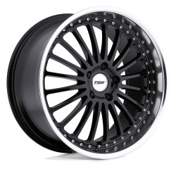 TSW SILVERSTONE cerchio 19x9.5 5x114.3 76.1 ET40, Nero lucido