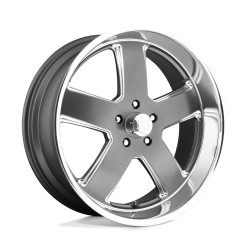 US Mag U118 HUSTLER cerchio 22x9 5x127 78.1 ET1, Matte gun metal