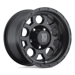 XD 122 ENDURO cerchio 17x9 5x127 83.7 ET-6, Matte Nero