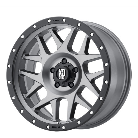 Cerchi in lega XD XD 127 BULLY cerchio 17x9 5x127 78.1 ET-12, Matte gray | race-shop.it