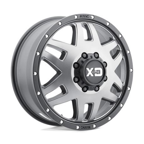 Cerchi in lega XD XD 130 MACHETE DUALLY cerchio 20x7.5 8x165.1 121.5 ET142, Matte gray | race-shop.it