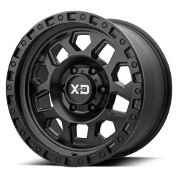 XD 132 RG2 cerchio 17x8 6x120 66.9 ET25, Satin Nero