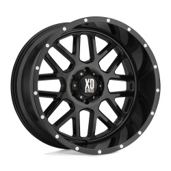 XD 820 GRENADE cerchio 20x10 8x170 125.1 ET-24, Nero lucido