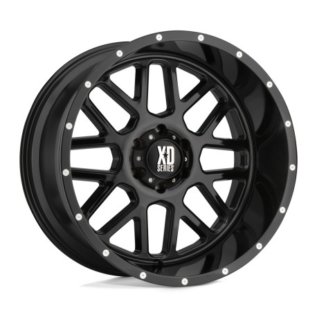 Cerchi in lega XD XD 820 GRENADE cerchio 20x12 8x165.1 125.1 ET-44, Nero lucido | race-shop.it