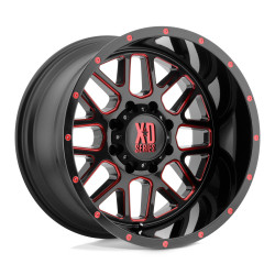 XD 820 GRENADE cerchio 20x9 5x127 78.1 ET0, Satin Nero
