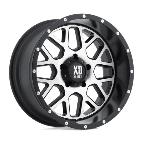 Cerchi in lega XD XD 820 GRENADE cerchio 20x9 8x170 125.1 ET18, Satin Nero | race-shop.it