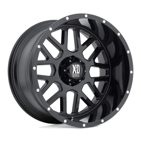 Cerchi in lega XD XD 820 GRENADE cerchio 17x8.5 5x114.3 72.56 ET0, Satin Nero | race-shop.it