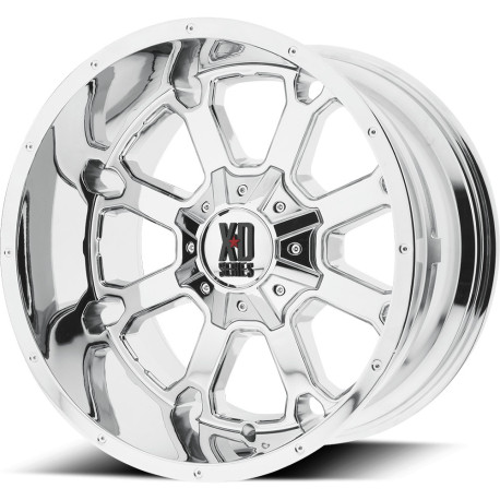 Cerchi in lega XD XD 825 BUCK 25 cerchio 20x12 8x170 125.1 ET-44, Chrome | race-shop.it