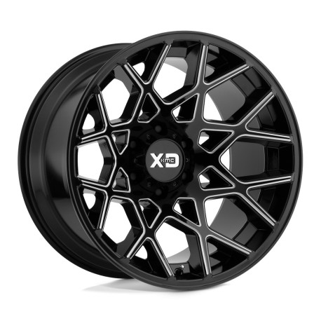 Cerchi in lega XD XD 831 CHOPSTIX cerchio 20x10 8x180 124.2 ET-24, Nero lucido | race-shop.it
