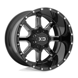 XD 838 MAMMOTH cerchio 22x10 5x127/5x139.7 78.1 ET12, Nero lucido