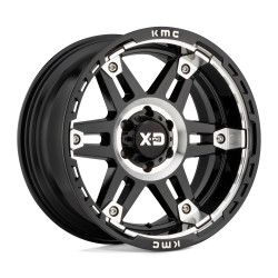 XD 840 SPY II cerchio 17x8 6x135 87.1 ET18, Nero lucido