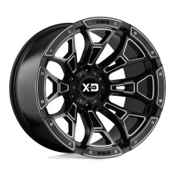 XD 841 BONEYARD cerchio 18x10 5x139.7 78.1 ET-18, Nero lucido