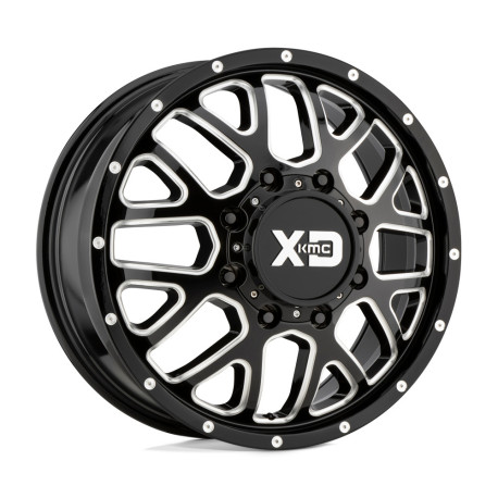 Cerchi in lega XD XD 843 GRENADE DUALLY cerchio 20x8.25 8x210 154.3 ET127, Nero lucido | race-shop.it