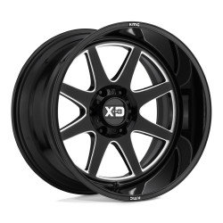 XD 844 PIKE cerchio 20x12 5x127 71.5 ET-44, Nero lucido