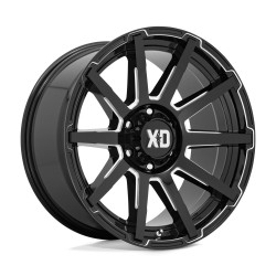 XD 847 OUTBREAK cerchio 20x10 6x135 87.1 ET12, Nero lucido