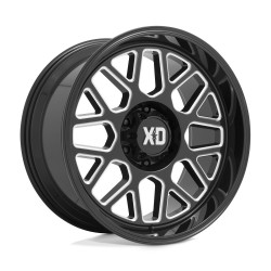 XD 849 GRENADE 2 cerchio 22x12 6x139.7 106.1 ET-44, Nero lucido