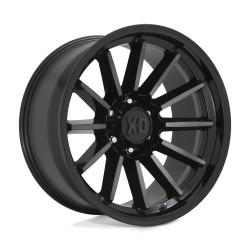 XD 855 LUXE cerchio 22x10 5x127 71.5 ET-18, Nero lucido