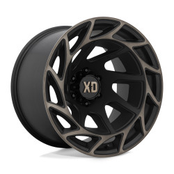 XD 860 ONSLAUGHT cerchio 20x12 6x139.7 106.1 ET-44, Satin Nero