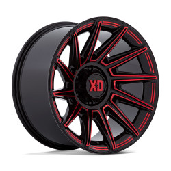 XD 867 SPECTER cerchio 20x10 5x127 71.5 ET-18, Nero lucido