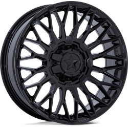 MSA Offroad Wheels M50 CLUBBER cerchio 15x7 4x137/4x156 110.1 ET10, Nero lucido
