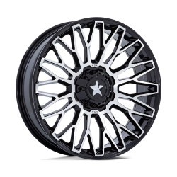 MSA Offroad Wheels M50 CLUBBER cerchio 15x7 4x137/4x156 110.1 ET10, Nero lucido