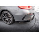 Body kit e accessori visivi MAXTON DESIGN Street Pro splitter laterali posteriori + alette per Mercedes-AMG C43 Coupe C205 Facelift | race-shop.it