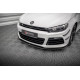 Body kit e accessori visivi MAXTON DESIGN Street Pro splitter anteriore + alette per Volkswagen Scirocco R Mk3 | race-shop.it