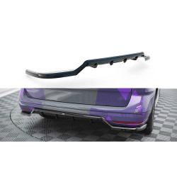 MAXTON DESIGN splitter posteriore centrale per Volkswagen Multivan T7 (con barre verticali), nero lucido
