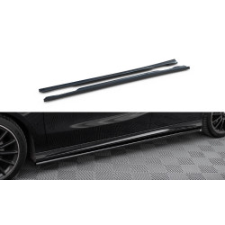 MAXTON DESIGN diffusori minigonne per Mercedes-Benz A AMG-Line W176 Facelif, nero lucido