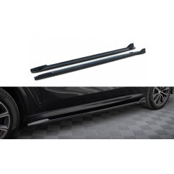 MAXTON DESIGN diffusori minigonne per BMW X5 M-Pack G05, nero lucido, V2