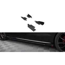 MAXTON DESIGN alette laterali per Audi A5 / A5 S-Line / S5 Coupe / Cabrio 8T / 8T Facelift, nero lucido