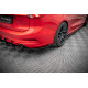 MAXTON DESIGN splitter laterali posteriori per Ford Focus Estate ST Mk4, nero lucido, V6