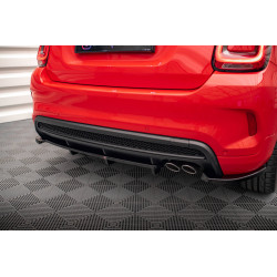 MAXTON DESIGN splitter posteriore centrale per Fiat 500X Sport Mk1 Facelift (con barre verticali), nero lucido