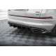 Body kit e accessori visivi MAXTON DESIGN splitter posteriore centrale per Skoda Kodiaq RS Mk1 Facelift (con barre verticali), nero lucido | race-shop.it
