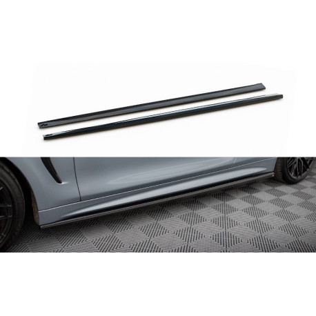 Body kit e accessori visivi Diffusori minigonne laterali V3 BMW 4 Coupe M-Pack F32 | race-shop.it